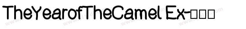 TheYearofTheCamel Ex字体转换